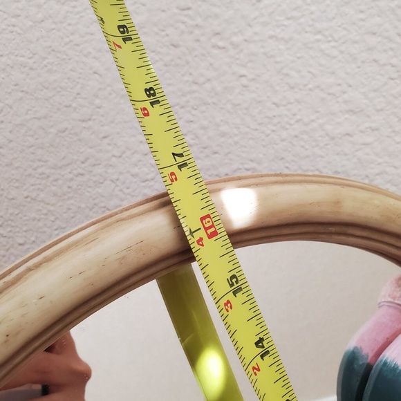 Wall Decor Vintage 202 Pink Flamingo Round Mirror Heavy 3d By